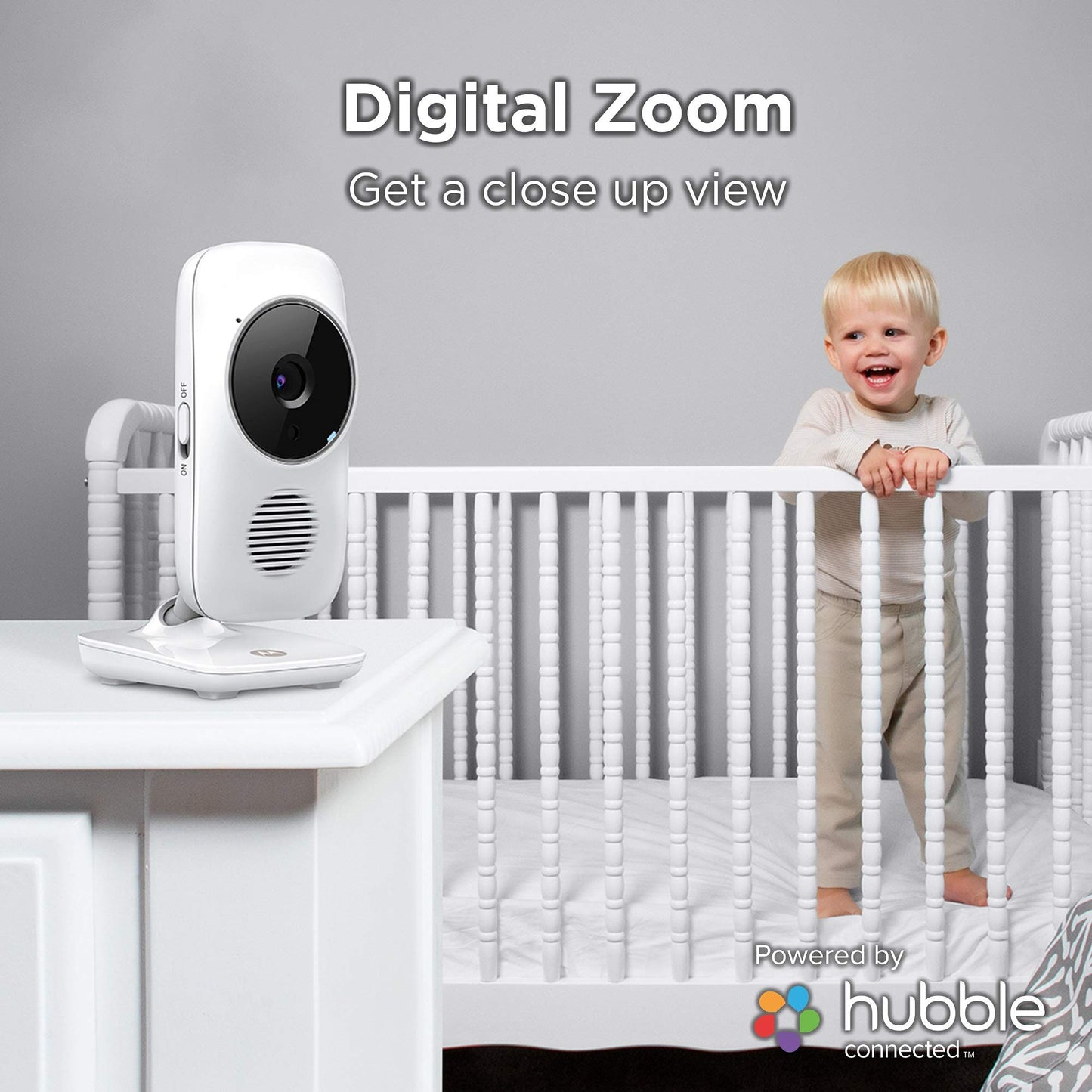 Motorola Indoor Baby Smart Video Baby Monitor With Wi-Fi & 3.5' Color Lcd Parent Unit, Night Vision, Two-Way Audio, Room Temper