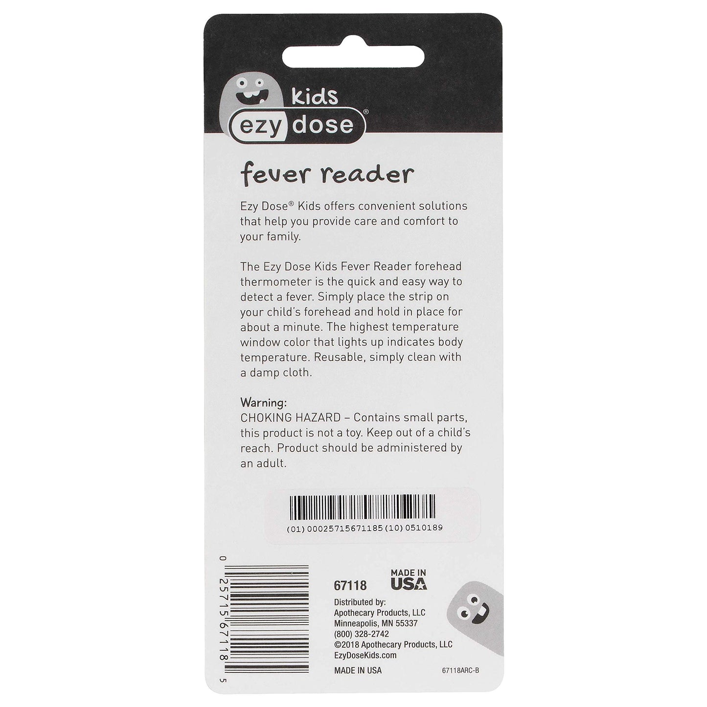 Ezy Dose Kids Thermometer For Fever For Baby And Toddler, Celsius & Fahrenheit, Reusable, Home & Travel, 10 Ml