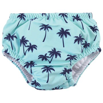 Hudson Baby Unisex Baby Swim Diapers, Palm Trees, 4 Toddler