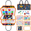 Toddler Busy Board, Montessori Busy Board for Toddlers 3+ Years Old, Sensory Activity Board for Fine Motor Skills, Sensory Board