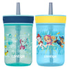 Contigo Paw Patrol Spill-Proof Kids Tumbler With Straw | Bpa-Free Plastic Water Bottle | 14Oz, 2-Pack For Home, School, Travel