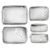 Beary Tidy 5 Piece Diaper Bag Organizer Pouch Set, Clear With Zippers And Nestable