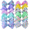 5 Inch Hair Bows For Girls Colorful Ribbon Hair Bow Alligator Clips Hair Accessories For Girls Princess Cowgirl Mexican Fiesta P