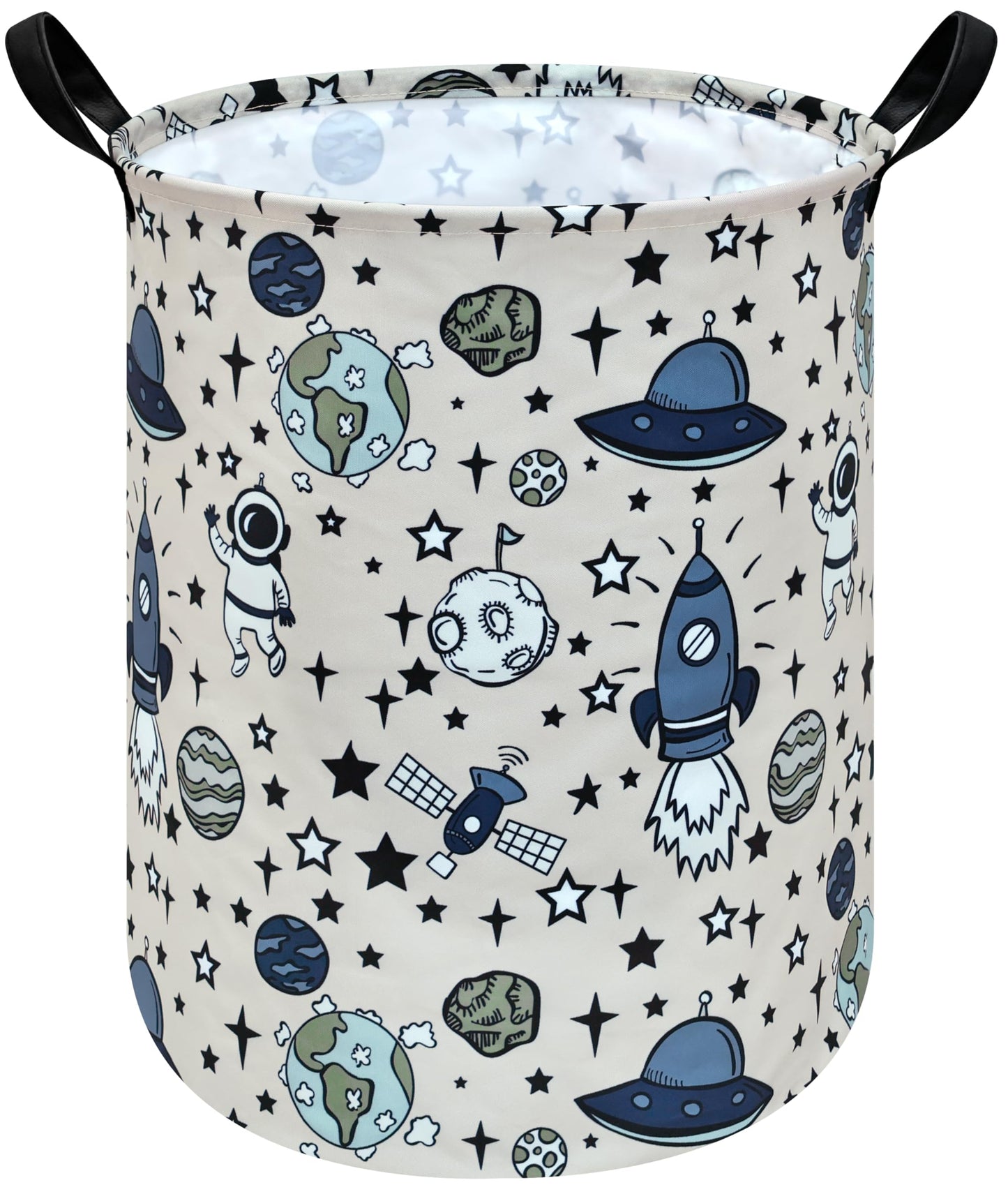 VAIVUSTO Kids Toy Gift Storage Basket,Baby Laundry Hamper,Waterproof Collapsible Canvas Large Foldable Clothes Basket Laundry Ba