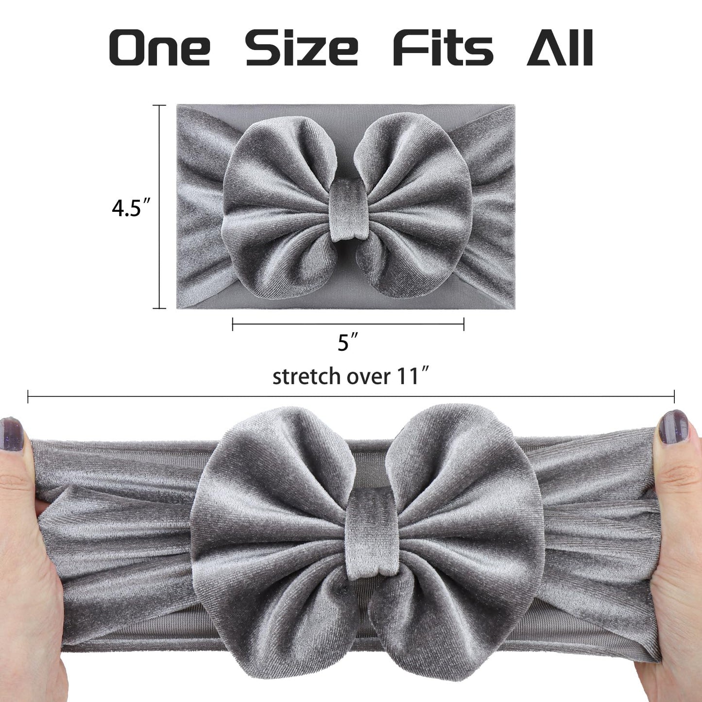 Yanjie Leopard Baby Girl Hair Bow Headbands Soft Velvet Baby Bows Newborn Handmade Hair Hairbands Accessories Wide Headwraps For