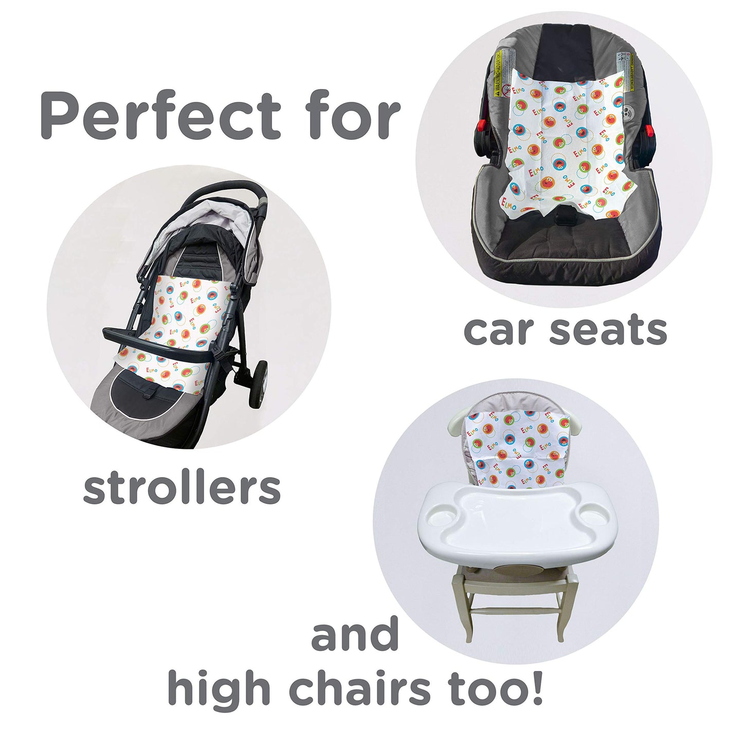 Neat Solutions Sesame Street Potty Topper Disposable Toilet Seat Cover With Adhesive Strips For On-The-Go Protection, 10 Count