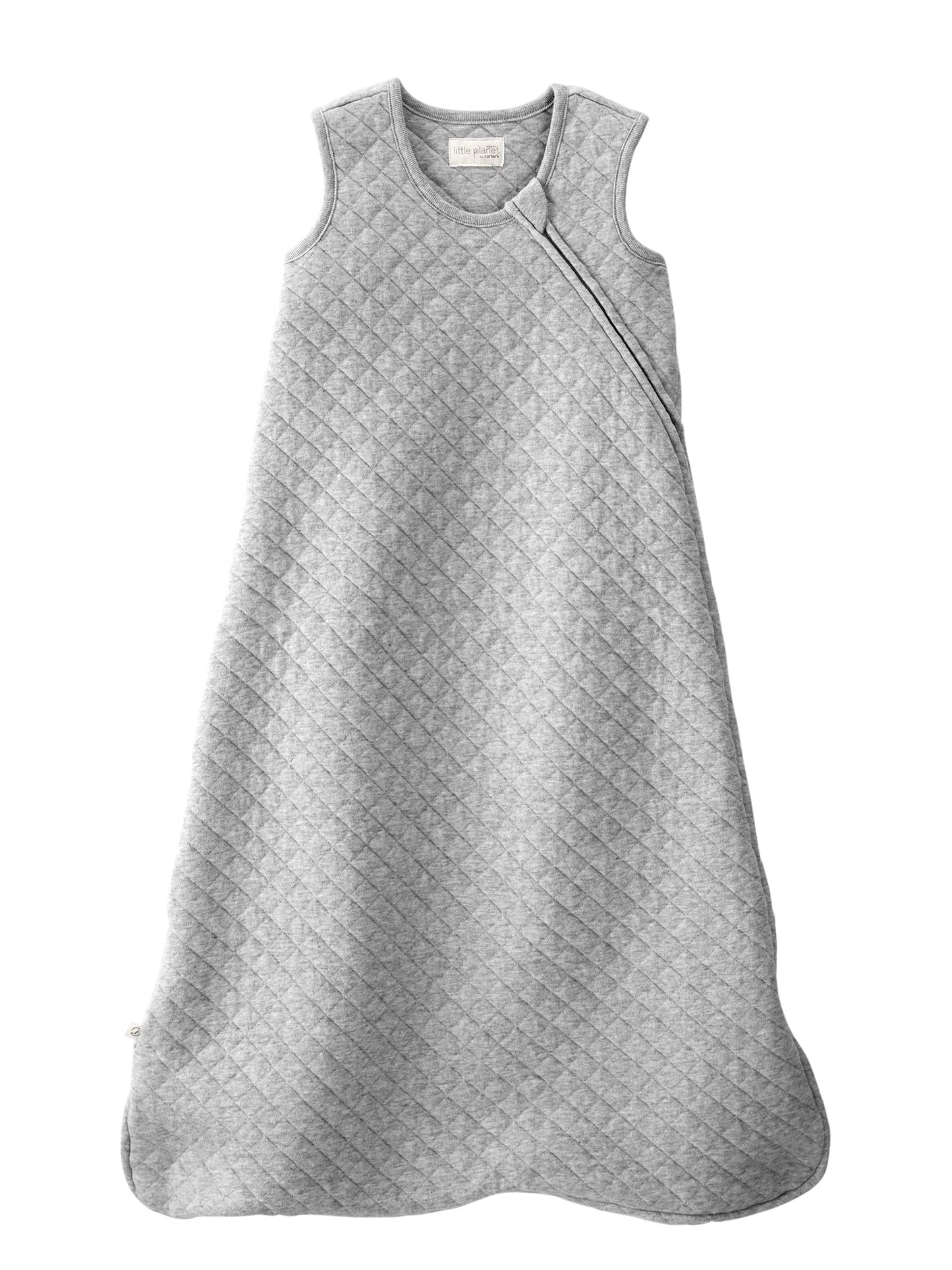 little planet by carters unisex-baby Wearable Blanket made with Organic Cotton, Grey, Small