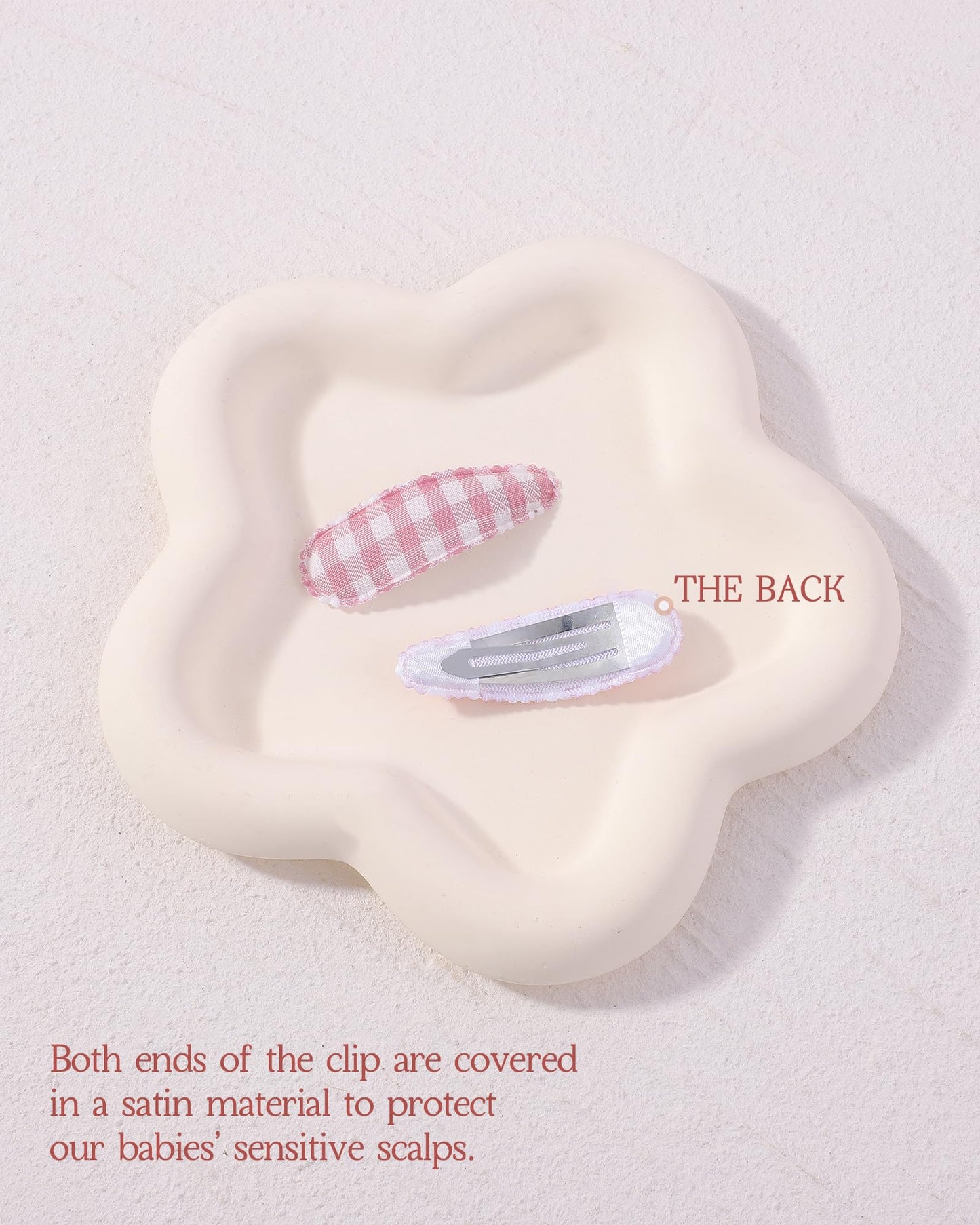 Doboi 40Pcs Toddler Hair Clips Hair Barrettes Baby Girl Hair Bows Clips Floral Print Non Slip Snap Hairpins Flower Clips For Hai