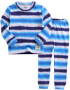 Vaenait Baby Kids Junior 100% Cotton Sleepwear Pajamas 2Pcs Set Tiedye-Bluenavy-244 M