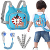 Toddler Harness Leash+ Anti Lost Wrist Link, Accmor Adorable Lion Baby Harness With Leash, Collapsible Child Anti Lost Leash Cut