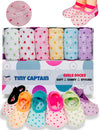 Tiny Captain Baby Toddler Girls Grip Socks 1-3 Year Old Anti Slip w/Strap Socks 1 Year old Girl Gift(as1, age, 1_year, 3_years,