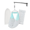 Beetot Baby Cradle Swing/Jhula (Thottil Cloth, Palna, Dolna) Set | Hanging Cradle With Padded Bed, Mosquito Net, Spring, Triangl