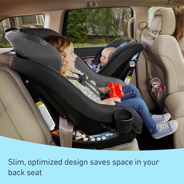 Graco Contender Slim Convertible Car Seat, West Point, Space-Saving Design, Lightweight And Compact