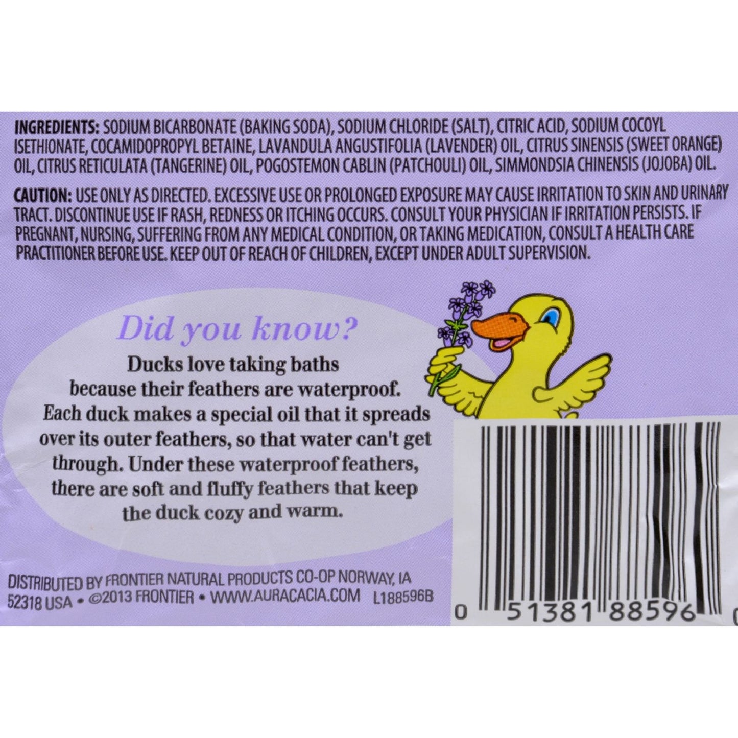 Aura Cacia Aromatherapy Foam Bath, Calming With Lavender, 2.5 Ounce Packet (Pack Of 6)
