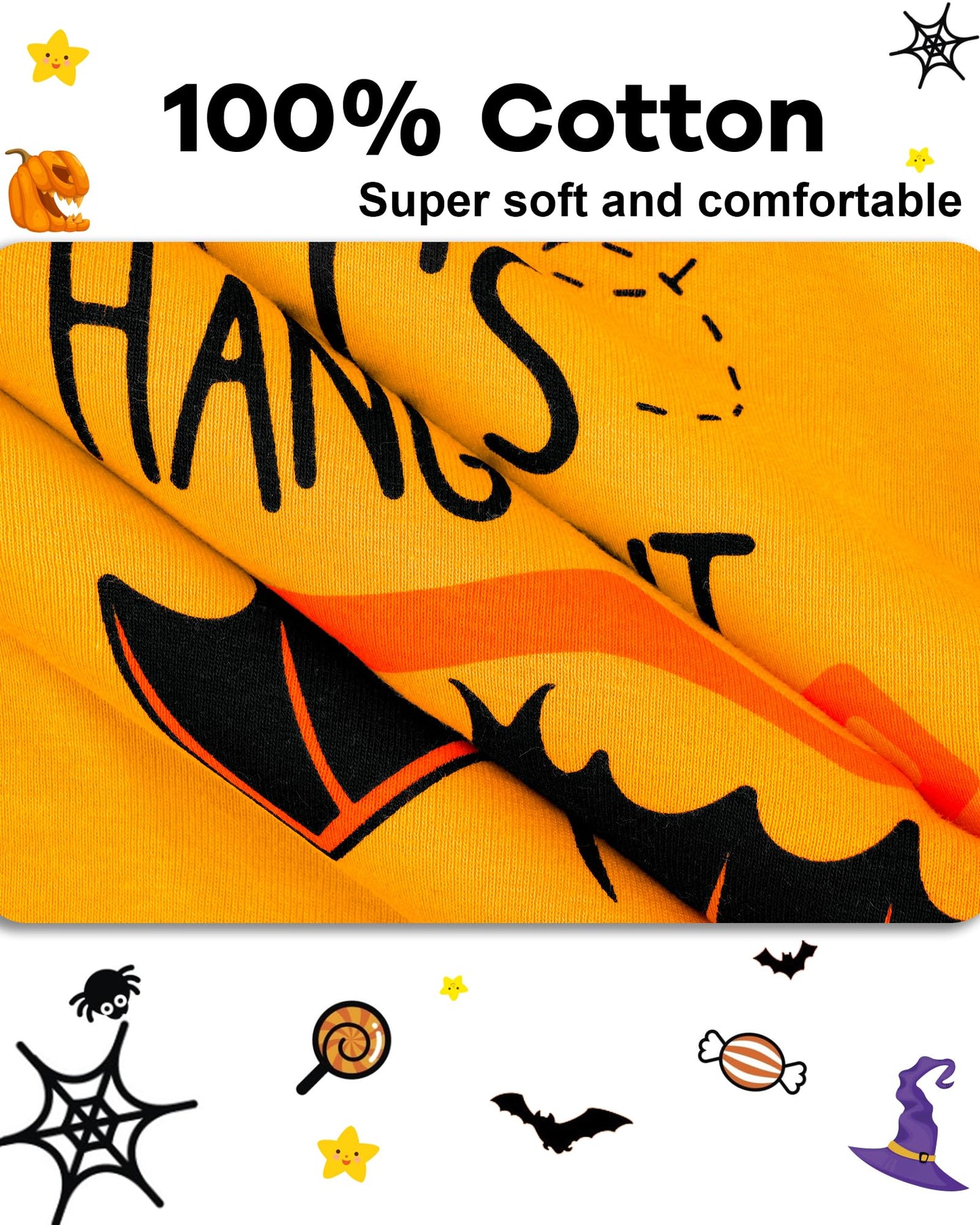 Daughter Queen Boys Halloween Pajamas 18-24 Month Baby Toddler Bat Pjs 100% Cotton Comfy Soft Pj Sets Sleepwear Bats Jammies Sle
