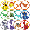 Laumoi 120 Pcs Toilet Targets For Boys Training Flushable Dinosaur Targets Potty Pee Toilet Target Stickers Dinosaur Potty Train