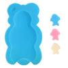Kecuco Baby Bath Cushion Infant Sponge Mat, Toddler & Newborn Bath Pad - Blue