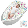 JIFTOK Baby Nests Lounger for Newborn, Snuggle Bassinet for 0-24M, Breathable Portable Co Bed, Baby Essentials Adjustable Infant