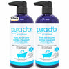 Pura D'Or Kids Wash (16Oz X 2 = 32Oz) All-In-One Gentle Cleanser - Usda Biobased, Sulfate-Free, Tear-Less, Hypoallergenic, Premi