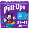 Pull-Ups Boys' Potty Training Pants, Size 3T-4T Training Underwear (32-40 Lbs), 20 Count