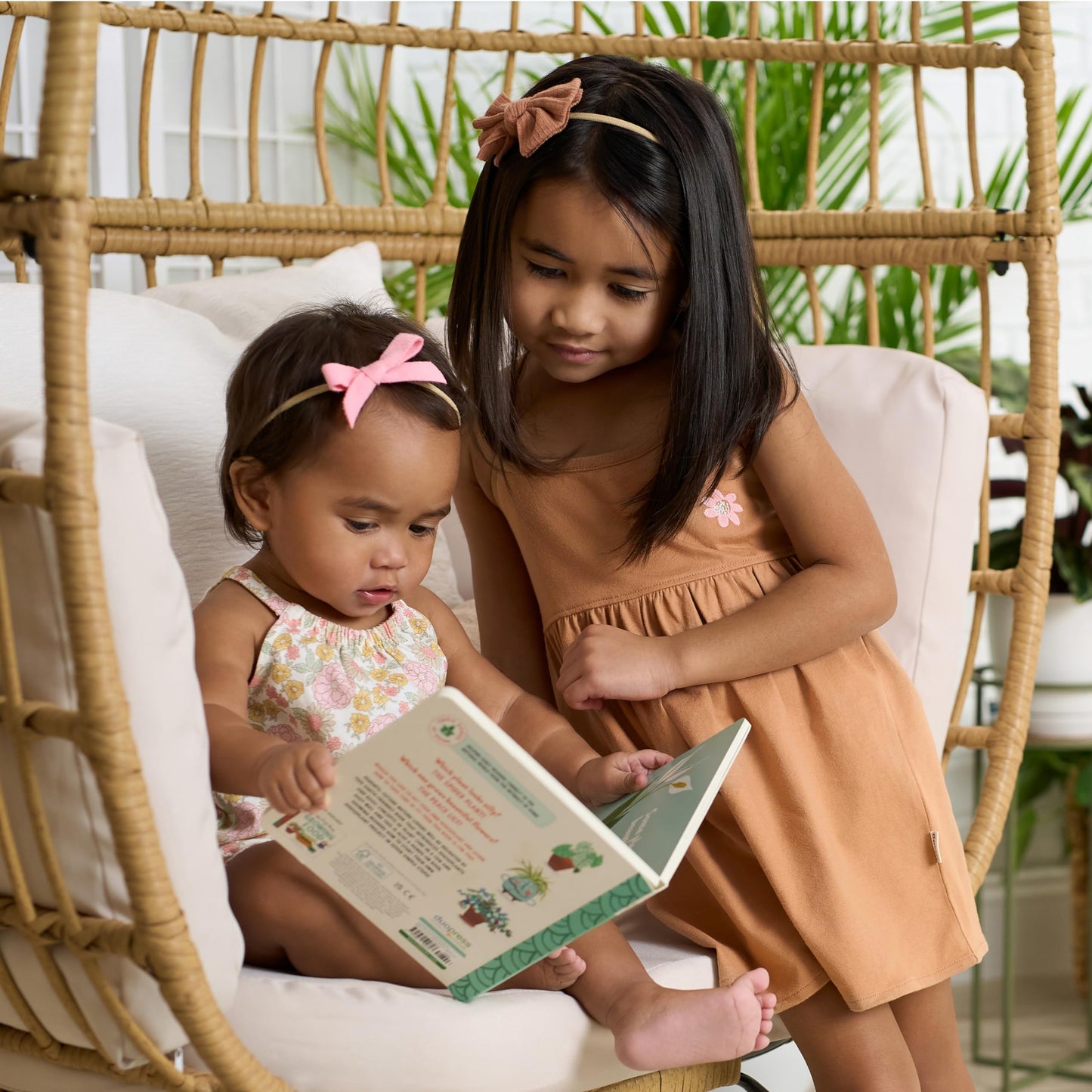 Gerber Baby Girls Toddler 2-Pack Sleeveless Romper Jumpsuit, Rust Floral, 5T