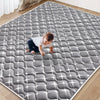 Vibe Bear Baby Play Mat 79' X 71', Premium Thicker Foam One-Piece Crawling Mat, Extra Large Anti- Slip Crawling Mat Activity P