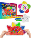 3 -Pack Color Sorting Sensory Toys for Toddlers Ages 3+ Montessori Travel Toys Calm Down Toy for Preschool | Flower, Porcupine,