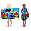 Franco Kids Bath And Beach Soft Cotton Terry Hooded Towel Wrap, 24' X 50', Ryans World