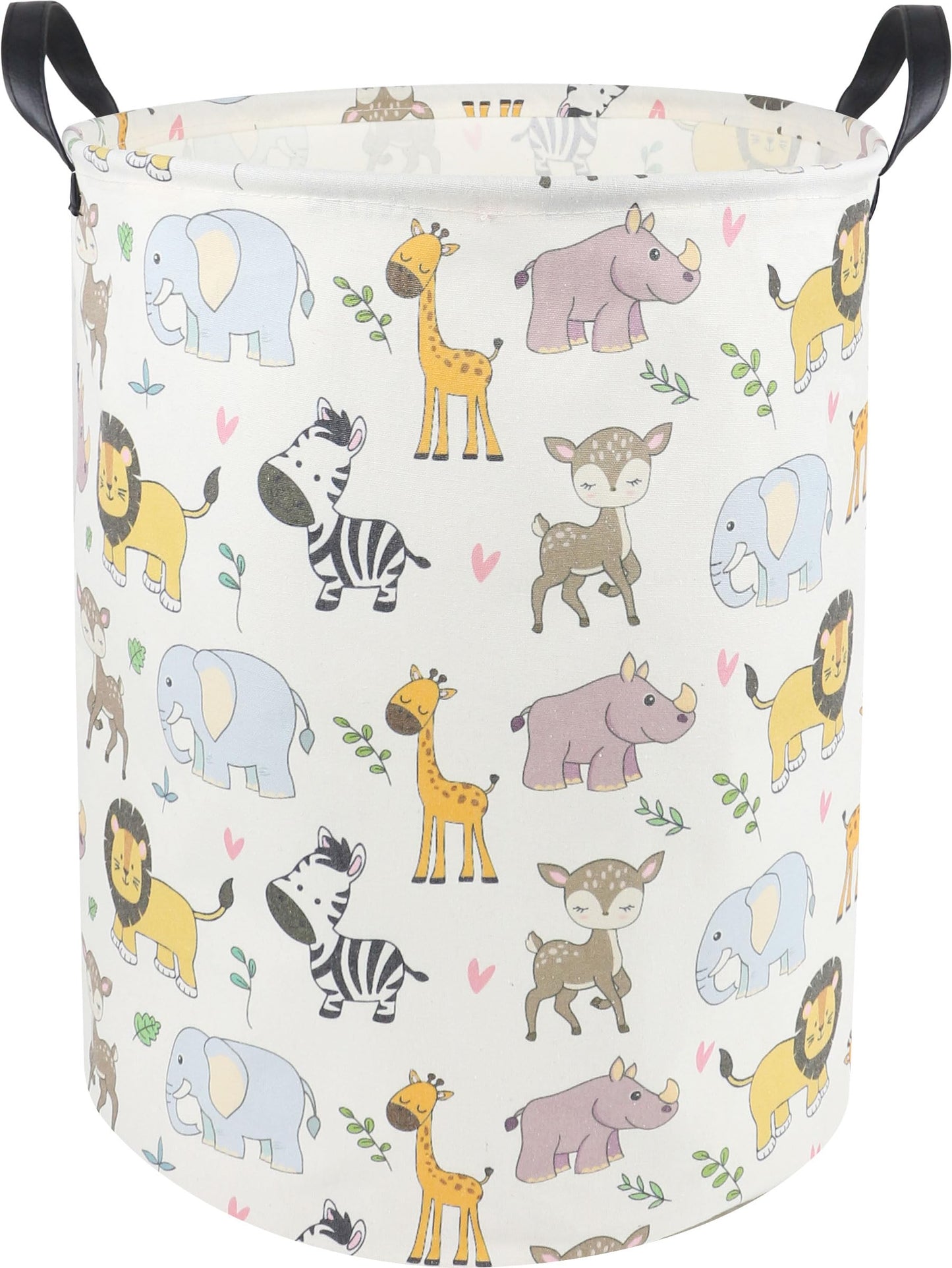 Hkec Baby Laundry Basket,Waterproof Baby Clothes Hamper With Handles,Nursery Hamper,Kids Toys Storage Bin For Bedroom,Room Decor