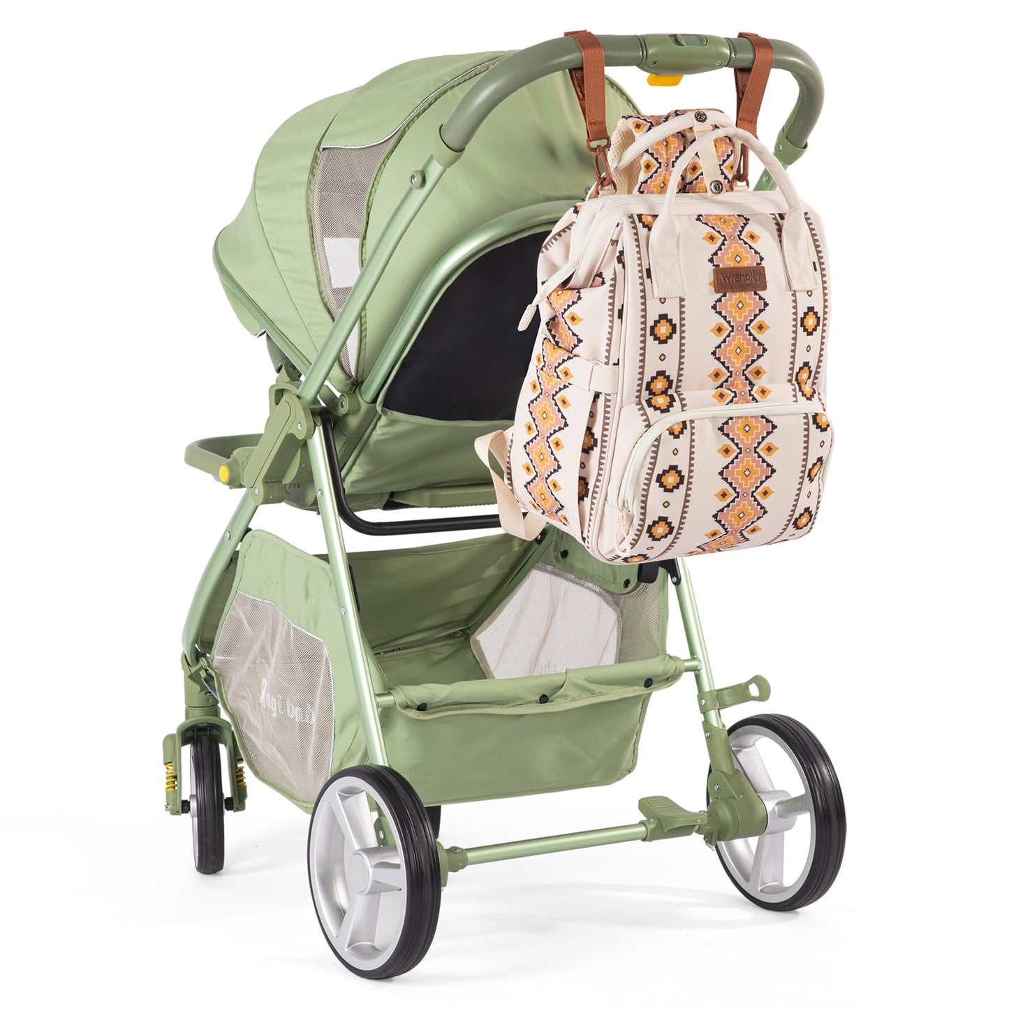 Montana West X Wrangler Aztec Baby Bag Backpack For Women Casual Daypack Travel Bags With Side Bottle Pockets