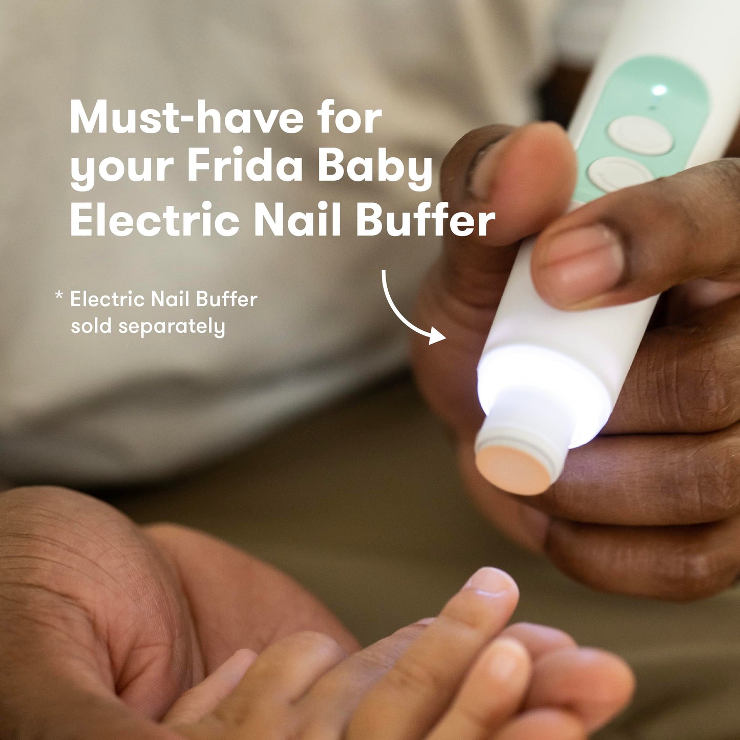 Frida Baby Electric Nail Buffer Replacement Pads | Safe + Easy Grooming, Trimming, And Nail Filing For Newborn, Toddler, Or Chil