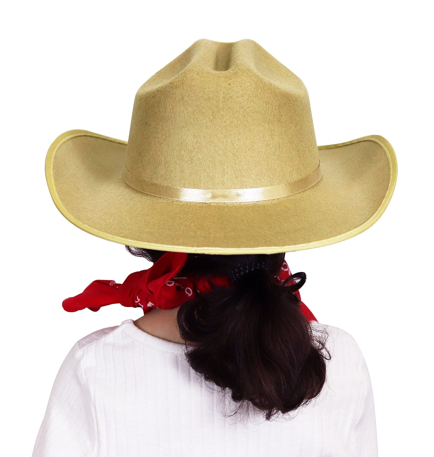 Aeromax Jr. Cowboy Hat With Bandanna, Tan One Size