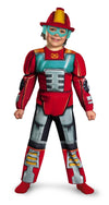 Boy'S Transformers Heatwave Rescue Bots Toddler Muscle Costume, 4-6