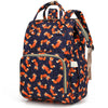 Xunteny Fox Baby Diaper Bag Backpack for Girls Boys, Waterproof Large Maternity Nappy Bags for Mom