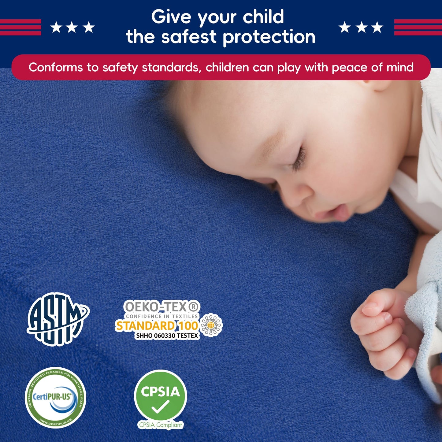 Tolead Large Baby Climbing Blocks - 6 Pcs Climbing Toys For Toddlers - Ultra High Density Soft Foam Play Gym Equipment Easy Wash