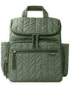 Skip Hop Diaper Bag Backpack: Forma, Multi-Function Baby Travel Bag With Changing Pad & Stroller Attachment, Sage