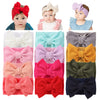 Cinaci 12 Pack Oversized Colorful Solid Stretchy Nylon Headbands With Big Bow Large Knot Hair Bows Soft Elastic Hair Bands Hair
