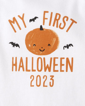 The Children'S Place Unisex-Baby And Newborn Long Sleeve Graphic Bodysuit My First Halloween 6-9 Months