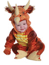 Underwraps Costumes Baby'S Triceratops Costume Jumpsuit, Rust, Large (2T-4T)