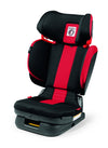 Peg Perego Viaggio Flex 120 - Booster Car Seat - For Children From 40 To 120 Lbs - Made In Italy - Monza (Black & Red)