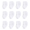 Touched By Nature Kid'S Organic Basic Socks Sockshosiery, White Terry Socks Pink, 6-12 Months