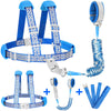 Accmor 3 In1 Toddler Harness Leash, Reflective Kid Harness With Anti Lost Wrist Link, Harness Leash For Toddlers, Child Walking