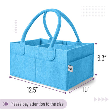 Mr. Pen- Baby Diaper Caddy Organizer, Blue, Baby Organizer, Car Diaper Caddy, Baby Caddy Organizer, Portable Diaper Caddy, Diape