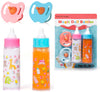 Exquisite Buggy My Sweet Baby Disappearing Magic Bottles - Includes 1 Milk, 1 Juice Bottle With Pacifier For Baby Doll (Colorful
