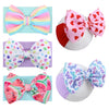 Lanmerry Valentine'S Day Big Baby Girl Hair Bows, Waffle Print Headbands And Headwraps For Infants And Toddlers