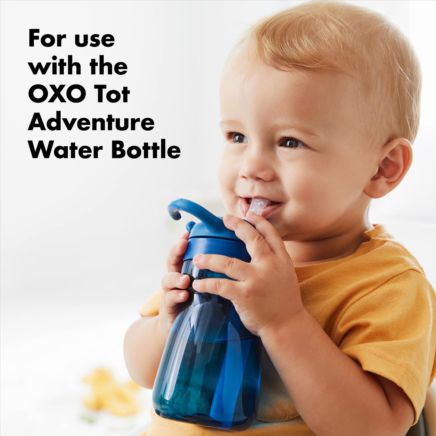 Oxo Tot Adventure Water Bottle 12 Oz Replacement Straw - 2 Count (Pack Of 1)