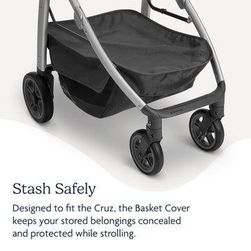 Uppababy Basket Cover For Cruz (2015-2019) Stroller/Protects And Conceals Belongings/Easy Attachment And Access/Water-Resistant