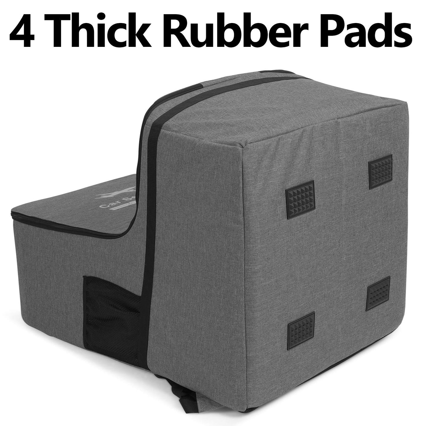 Luxja Car Seat Travel Bag, Airplane Bag With Padded Backpack Straps And Adjustable Waist Straps For Travel (Fits Most Major Car