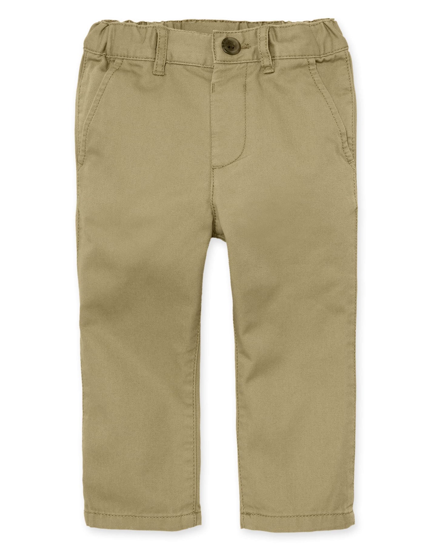 The Children'S Place Baby Boys And Toddler Stretch Skinny Chino Pants Jeans, Flax Single, 9-12 Months Us