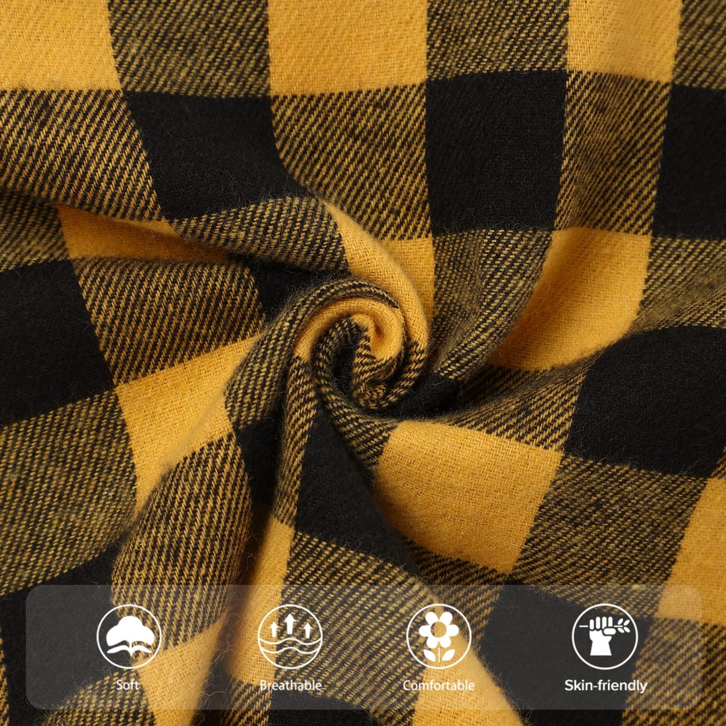 Fuermos Toddler Baby Boys Clothes Winter Flannel Plaid Long Sleeve Hoodie Sweatsuit Pants Outfits Set